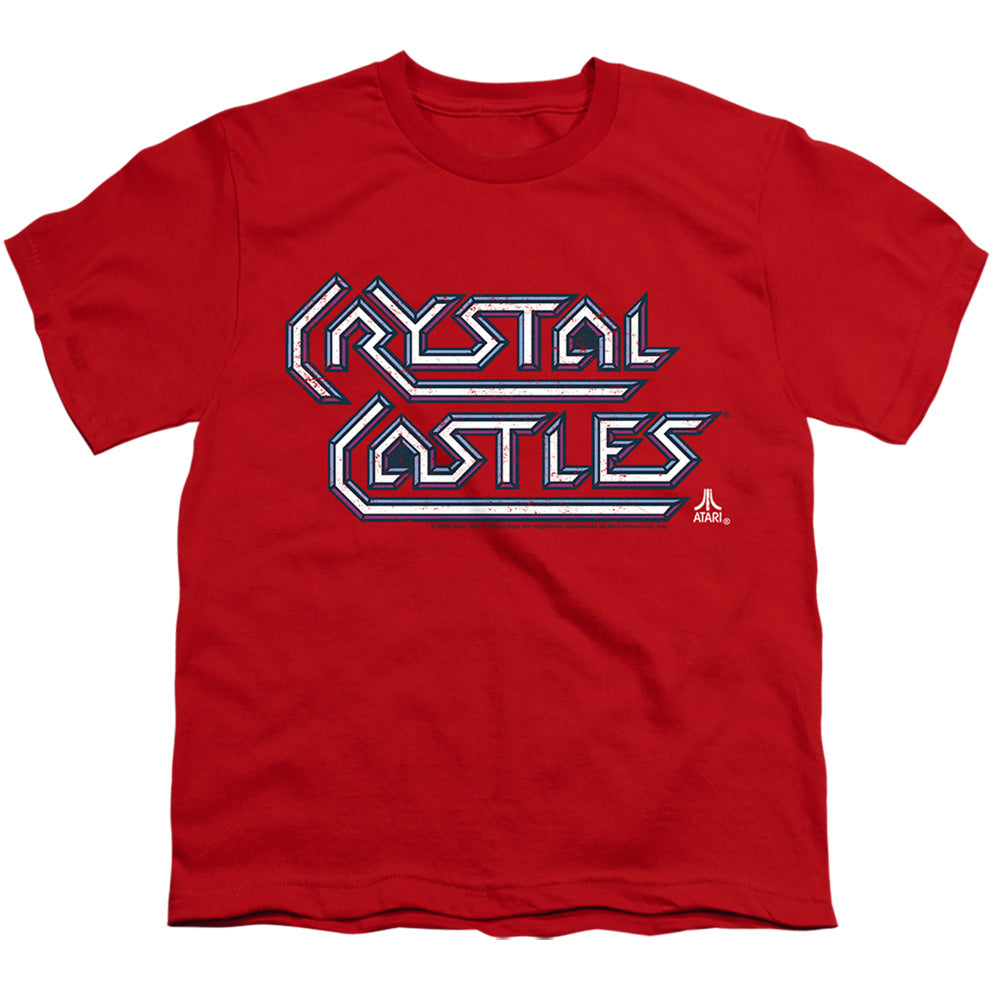 Atari Crystal Castles Logo Licensed Kid's T-Shirt (Ages 4-7) XS-XL