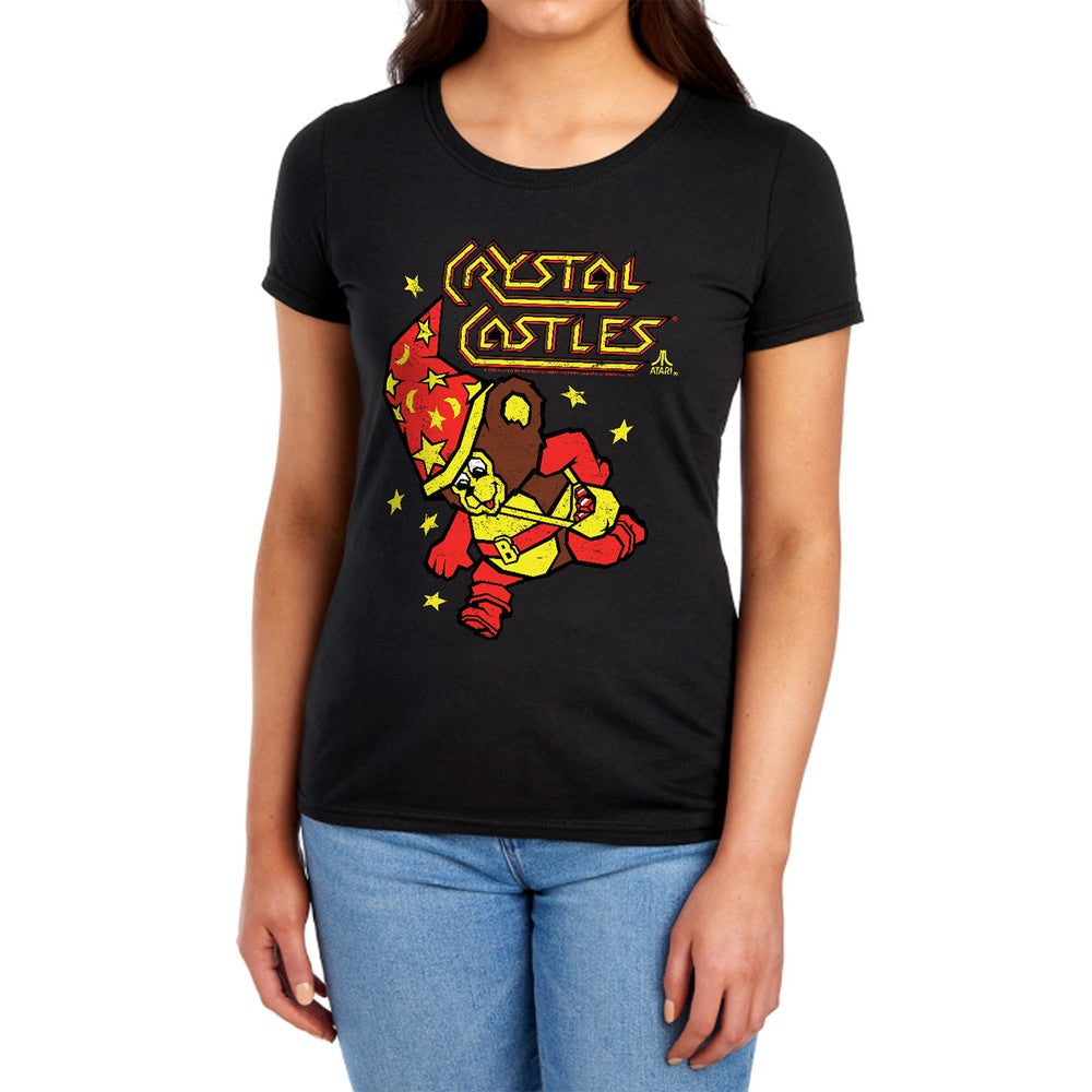 Atari Crystal Bear Licensed Women's T-Shirt Regular Fit SM-2X
