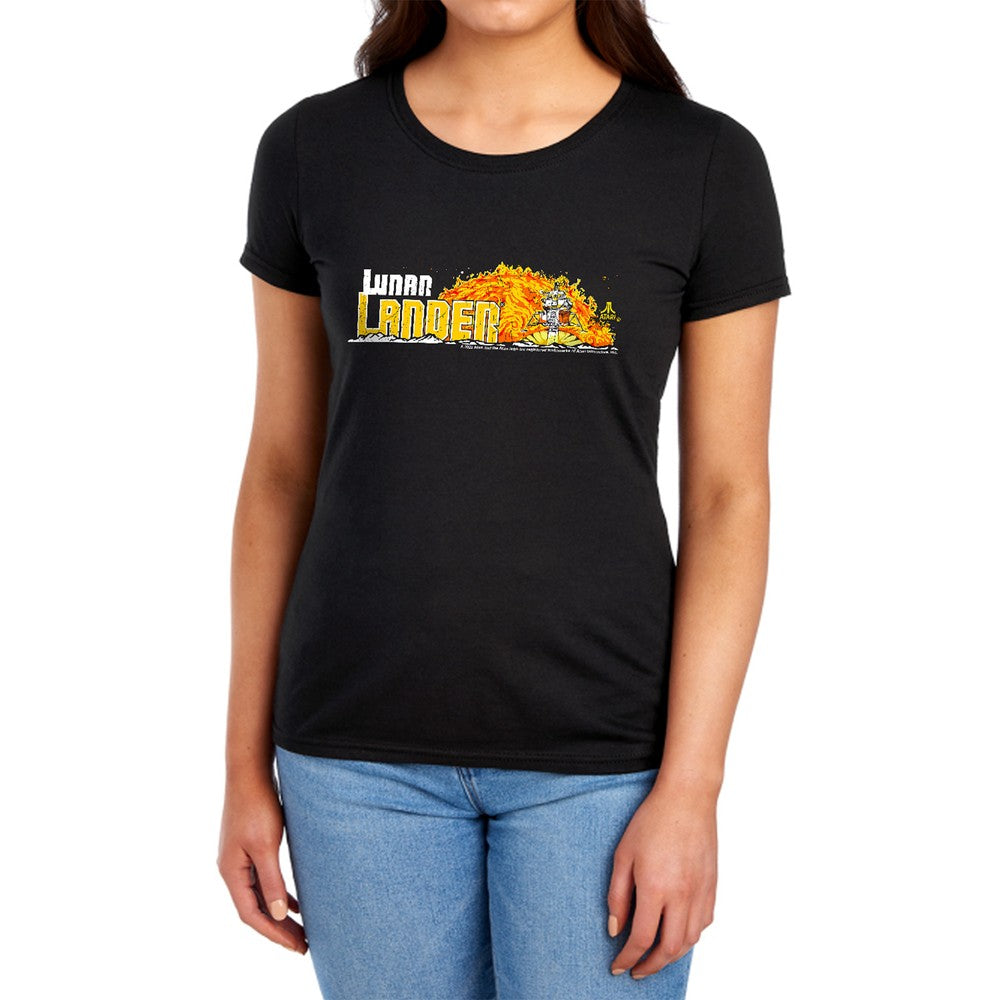 Atari Lunar Marquee Licensed Women's T-Shirt Regular Fit SM-2X