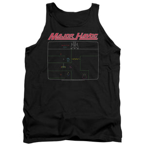 AN OFFCIALLY LICENSED ATARI MAJOR HAVOC SCREEN ADULT UNISEX TANK TOP BLACK