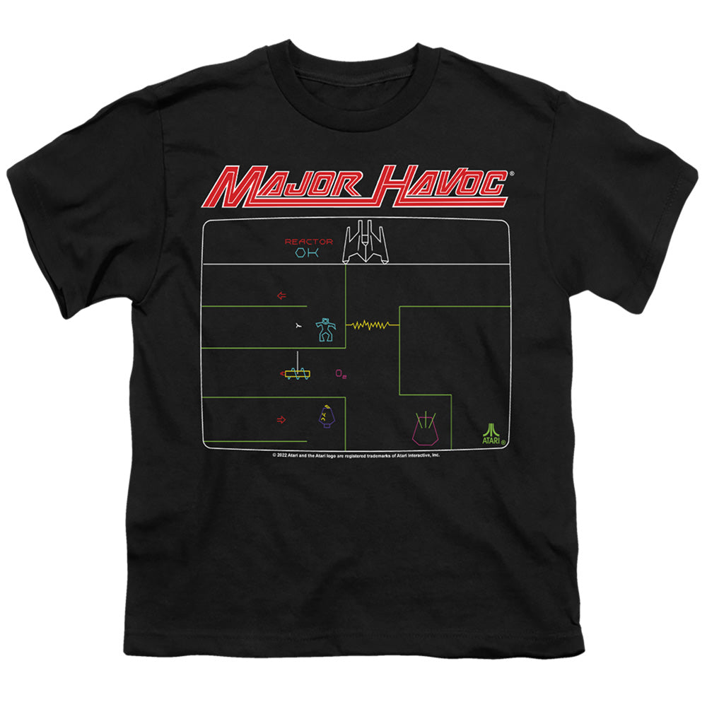 Atari Major Havoc Screen Licensed Kid's T-Shirt (Ages 4-7) XS-XL