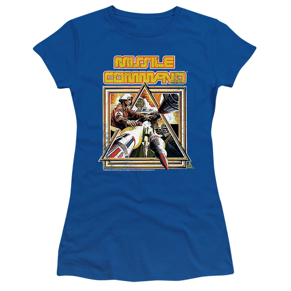 Atari Missle Commander Licensed Women's T-Shirt Juniors MD-XL