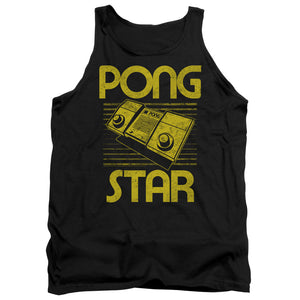 AN OFFCIALLY LICENSED ATARI STAR ADULT UNISEX TANK TOP BLACK