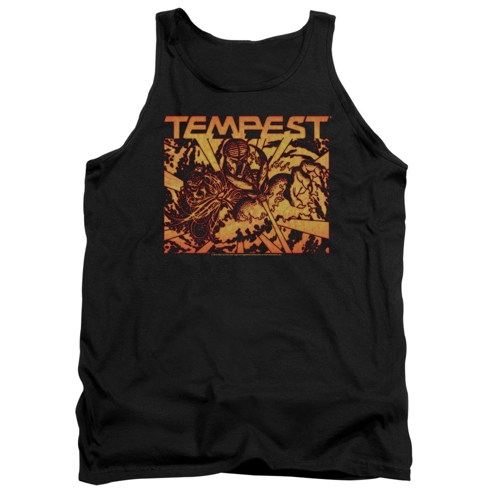 AN OFFCIALLY LICENSED ATARI DEMON REACH ADULT UNISEX TANK TOP BLACK