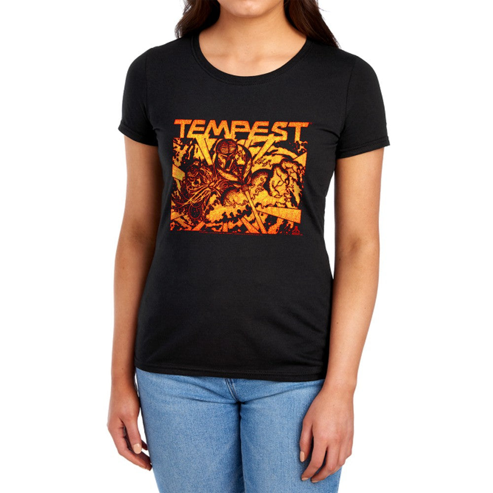 Atari Demon Reach Licensed Women's T-Shirt Regular Fit SM-2X