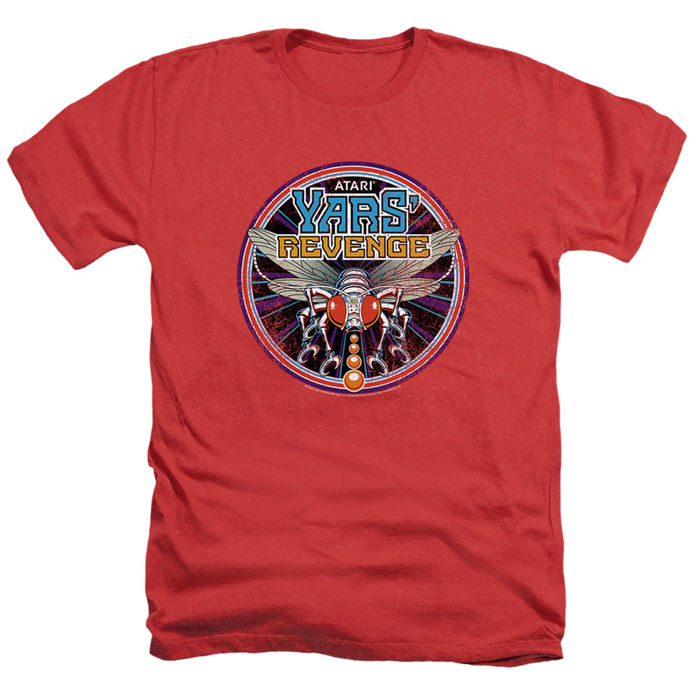 Atari Yars Revenge Patch Licensed Adult Unisex T-Shirt Heather Tee SM-3X