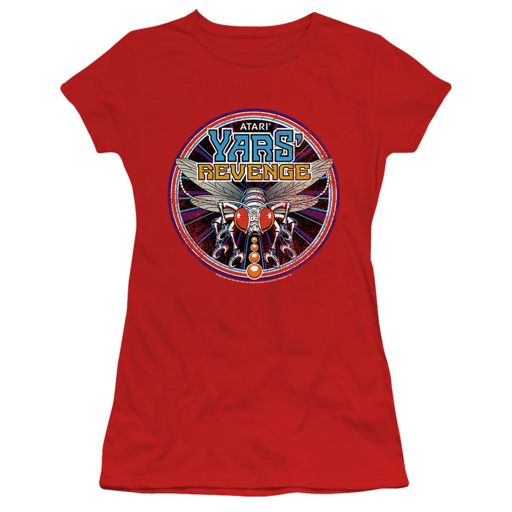 Atari Yars Revenge Patch Licensed Women's T-Shirt Juniors SM