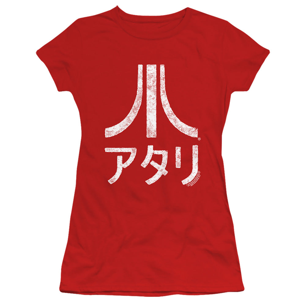 Atari Rough Kanji Licensed Women's T-Shirt Juniors SM