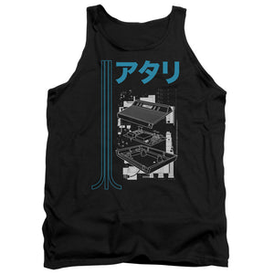 AN OFFCIALLY LICENSED ATARI SCHEMATIC ADULT UNISEX TANK TOP BLACK