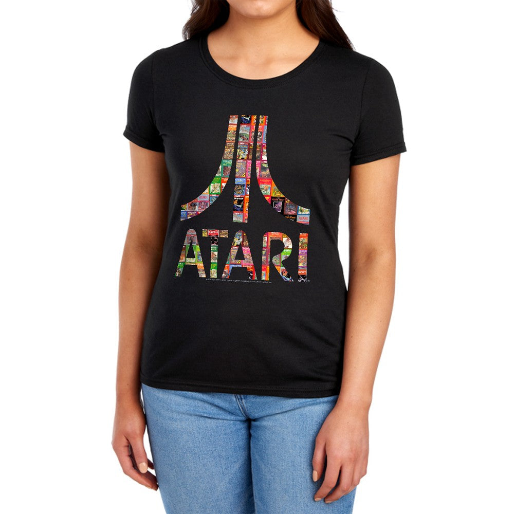 Atari Box Art Licensed Women's T-Shirt Regular Fit SM-2X
