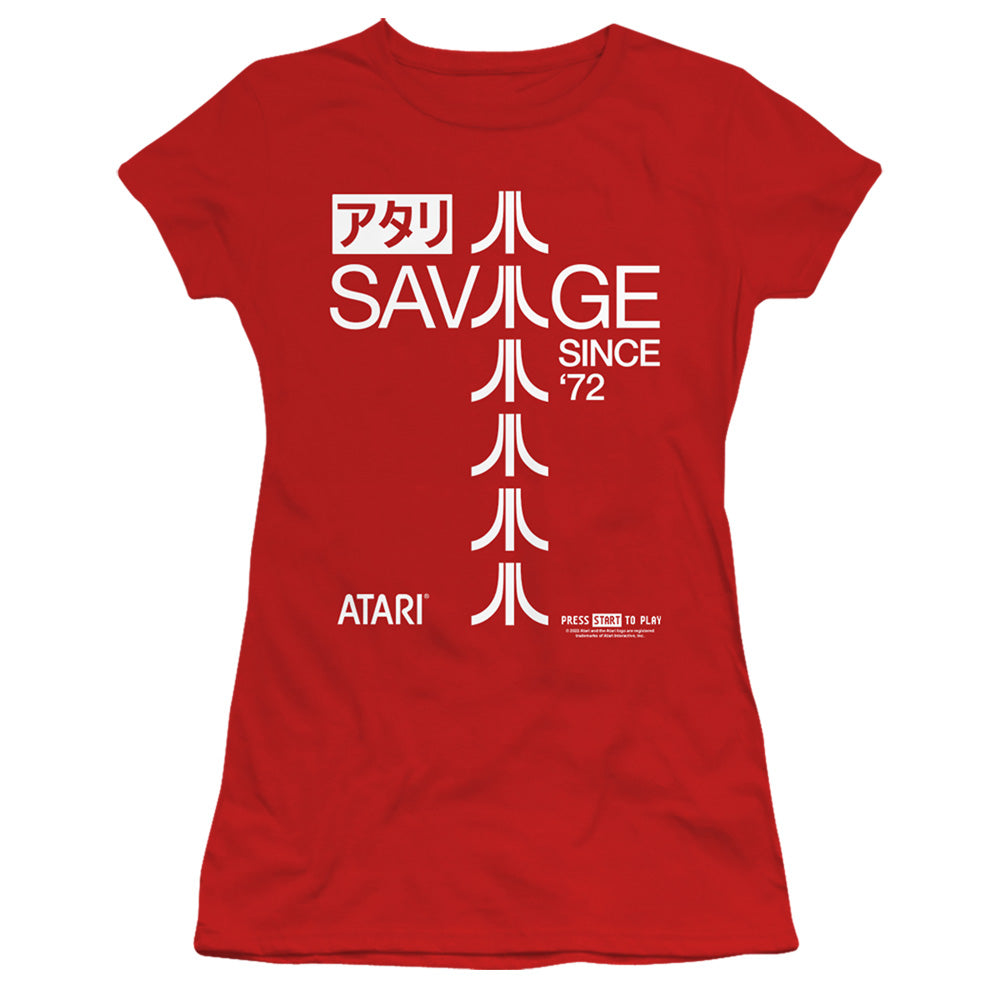 Atari Savage 72 Licensed Women's T-Shirt Juniors SM
