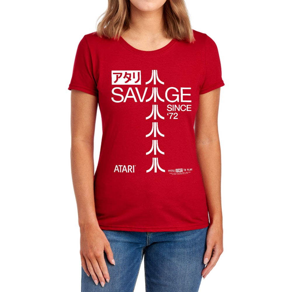 Atari Savage 72 Licensed Women's T-Shirt Regular Fit SM-2X