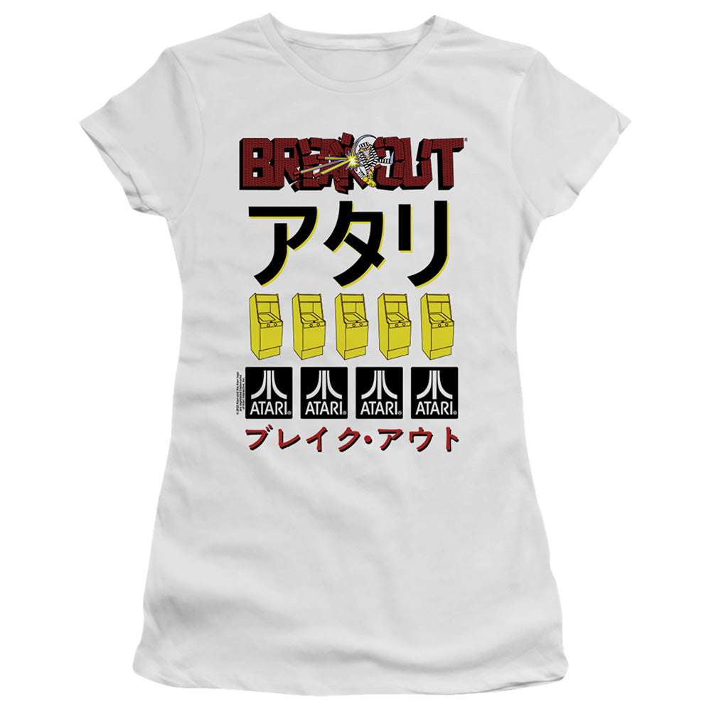 Atari Breakout Repeat Licensed Women's T-Shirt Juniors LG-2X