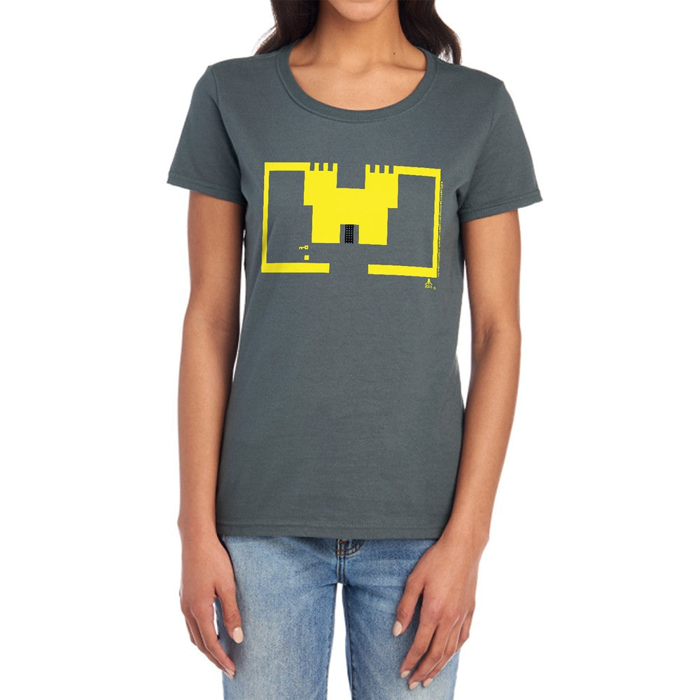 Atari Adventure Screen Art Licensed Women's T-Shirt Regular Fit SM-2X