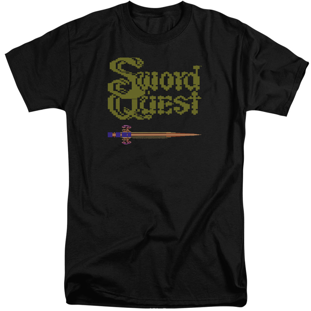 AN OFFCIALLY LICENSED ATARI 8 BIT SWORD MEN'S TALL FIT T-SHIRT BLACK