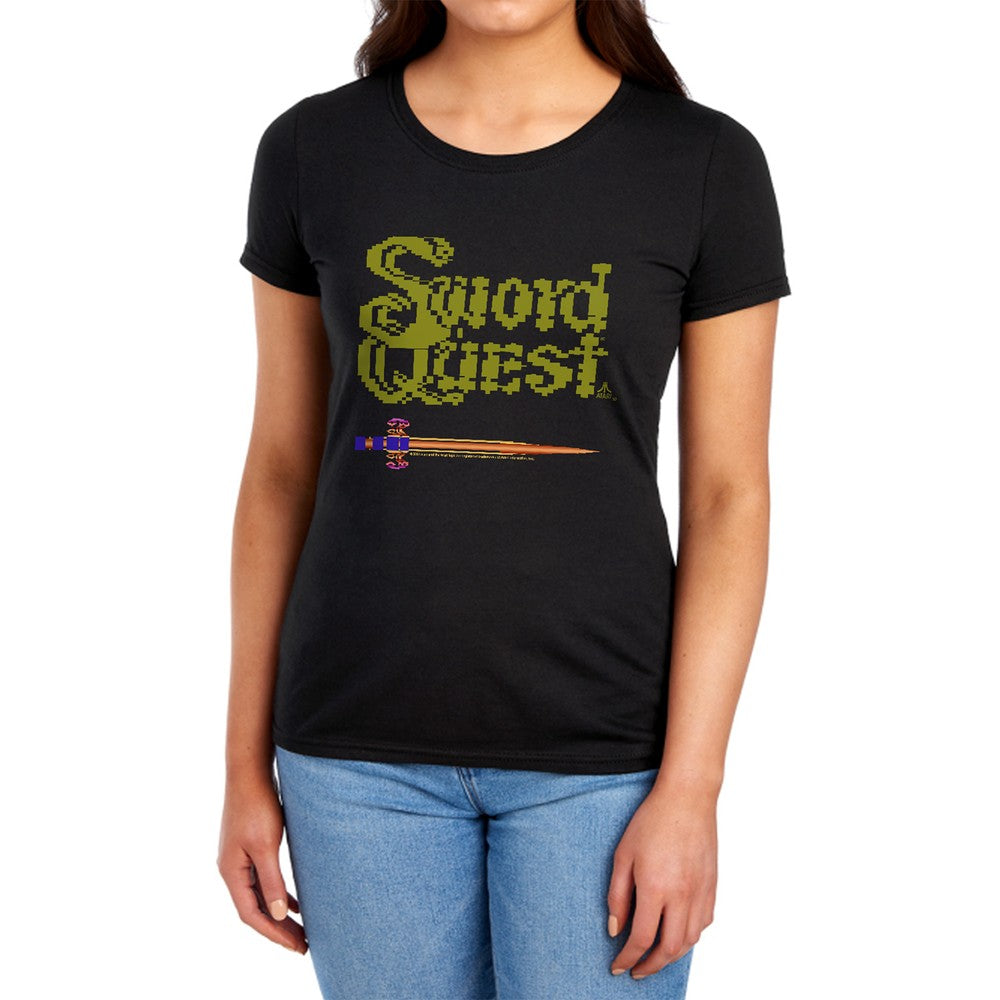 Atari 8 Bit Sword Licensed Women's T-Shirt Regular Fit SM-2X