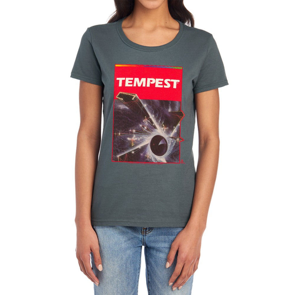 Atari Tempest Box Art Licensed Women's T-Shirt Regular Fit SM-2X