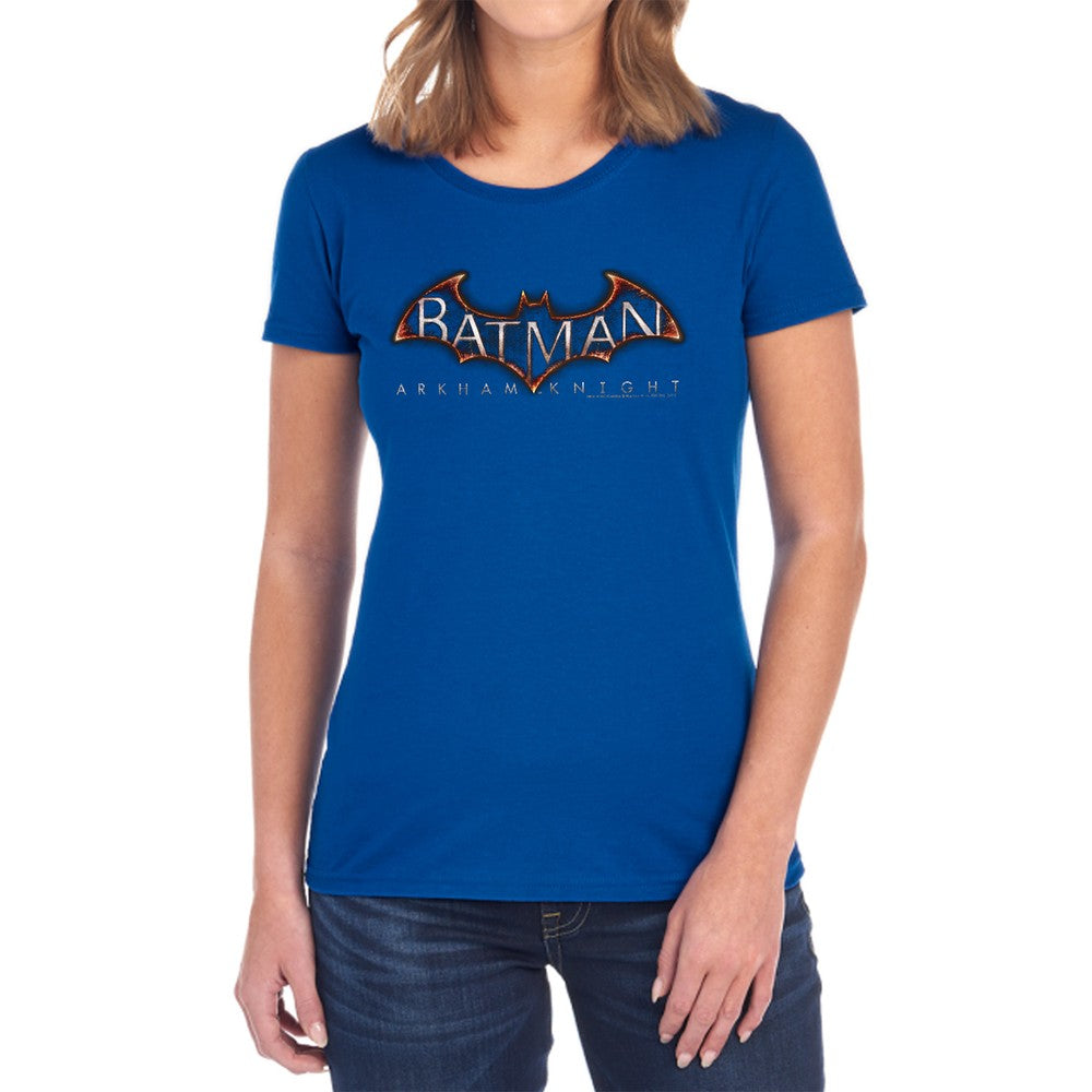 Batman Arkham Knight Logo Licensed Women's T-Shirt Regular Fit SM-2X