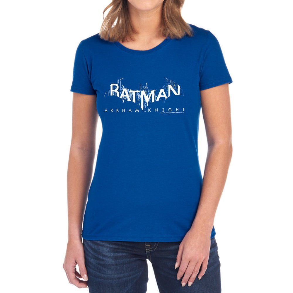 Batman Arkham Knight Ak Splinter Logo Licensed Women's T-Shirt Regular Fit SM-2X