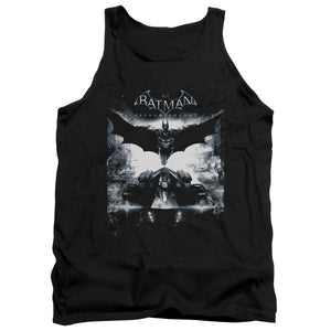 AN OFFCIALLY LICENSED BATMAN ARKHAM KNIGHT FORWARD FORCE ADULT UNISEX TANK TOP BLACK