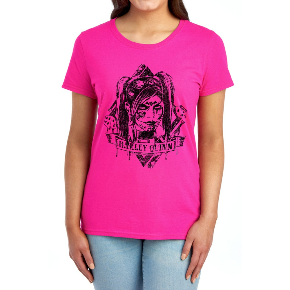 Batman Arkham Knight Diamond Licensed Women's T-Shirt Regular Fit SM-2X