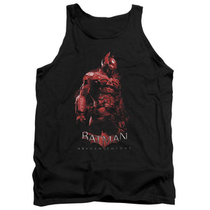 AN OFFCIALLY LICENSED BATMAN ARKHAM KNIGHT KNIGHT ADULT UNISEX TANK TOP BLACK
