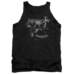 AN OFFCIALLY LICENSED BATMAN ARKHAM KNIGHT GRAPPLE ADULT UNISEX TANK TOP BLACK