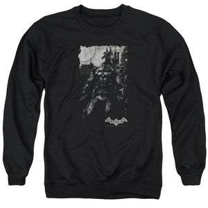 AN OFFCIALLY LICENSED BATMAN ARKHAM KNIGHT BAT BROOD ADULT UNISEX CREWNECK SWEATSHIRT BLACK