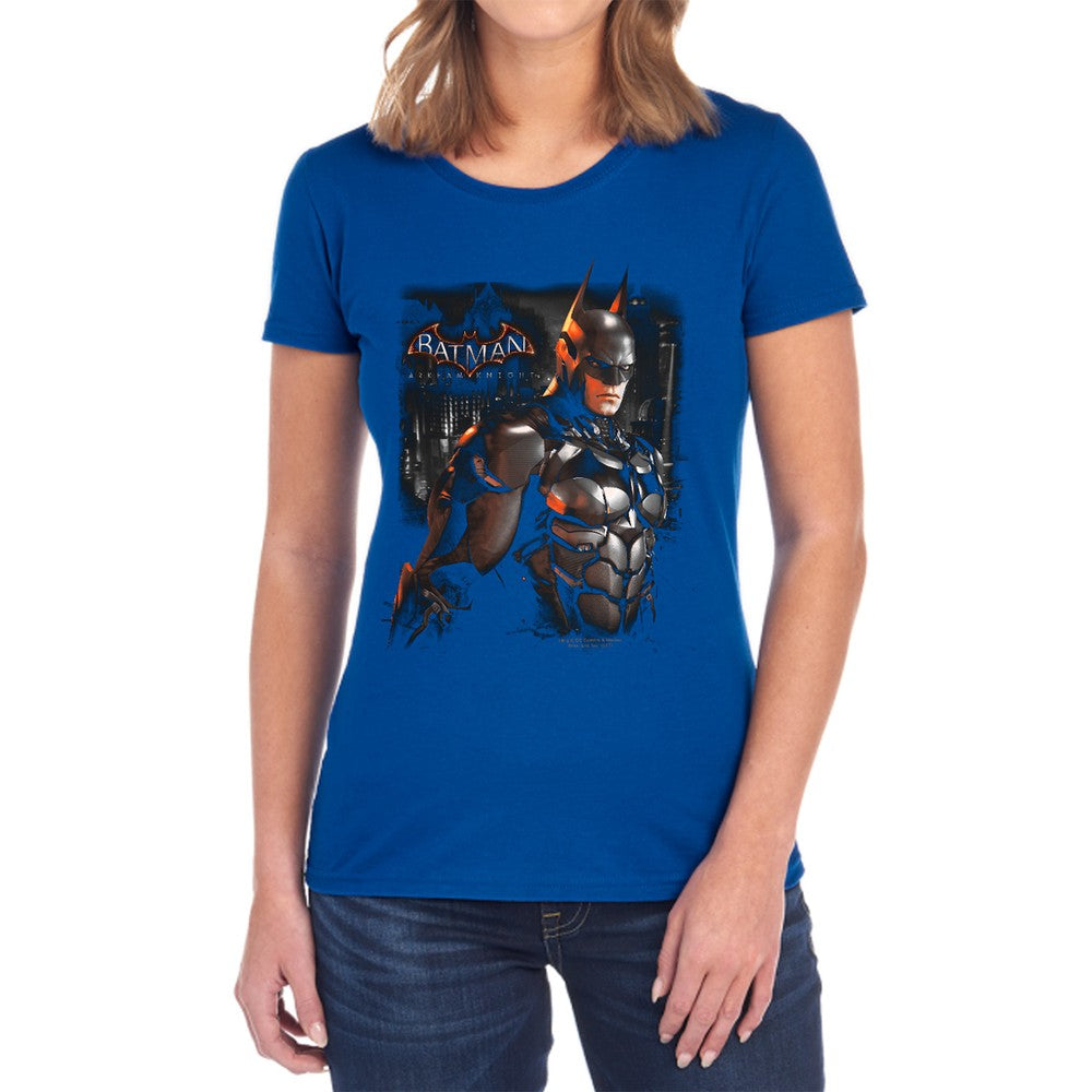 Batman Arkham Knight Dark Knight Licensed Women's T-Shirt Regular Fit SM-2X