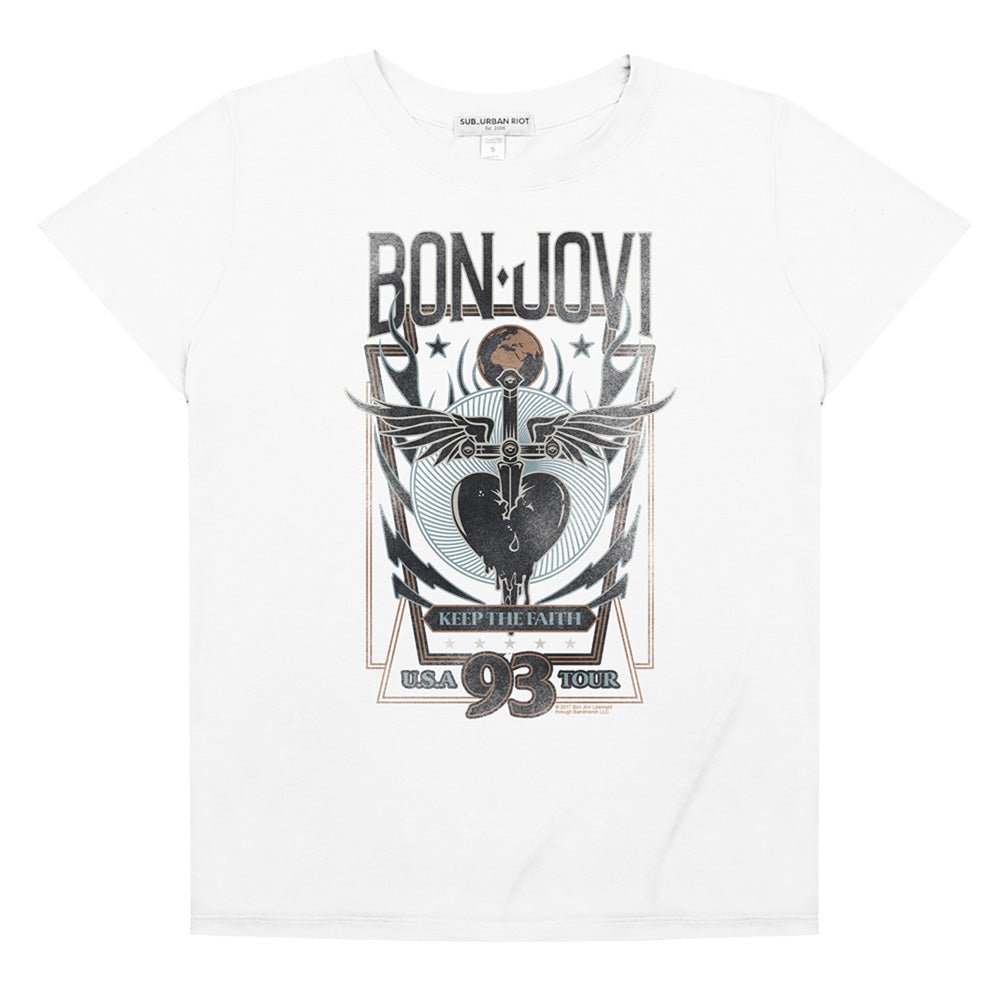 Bon Jovi Keep The Faith Licensed SRWT XS-XL