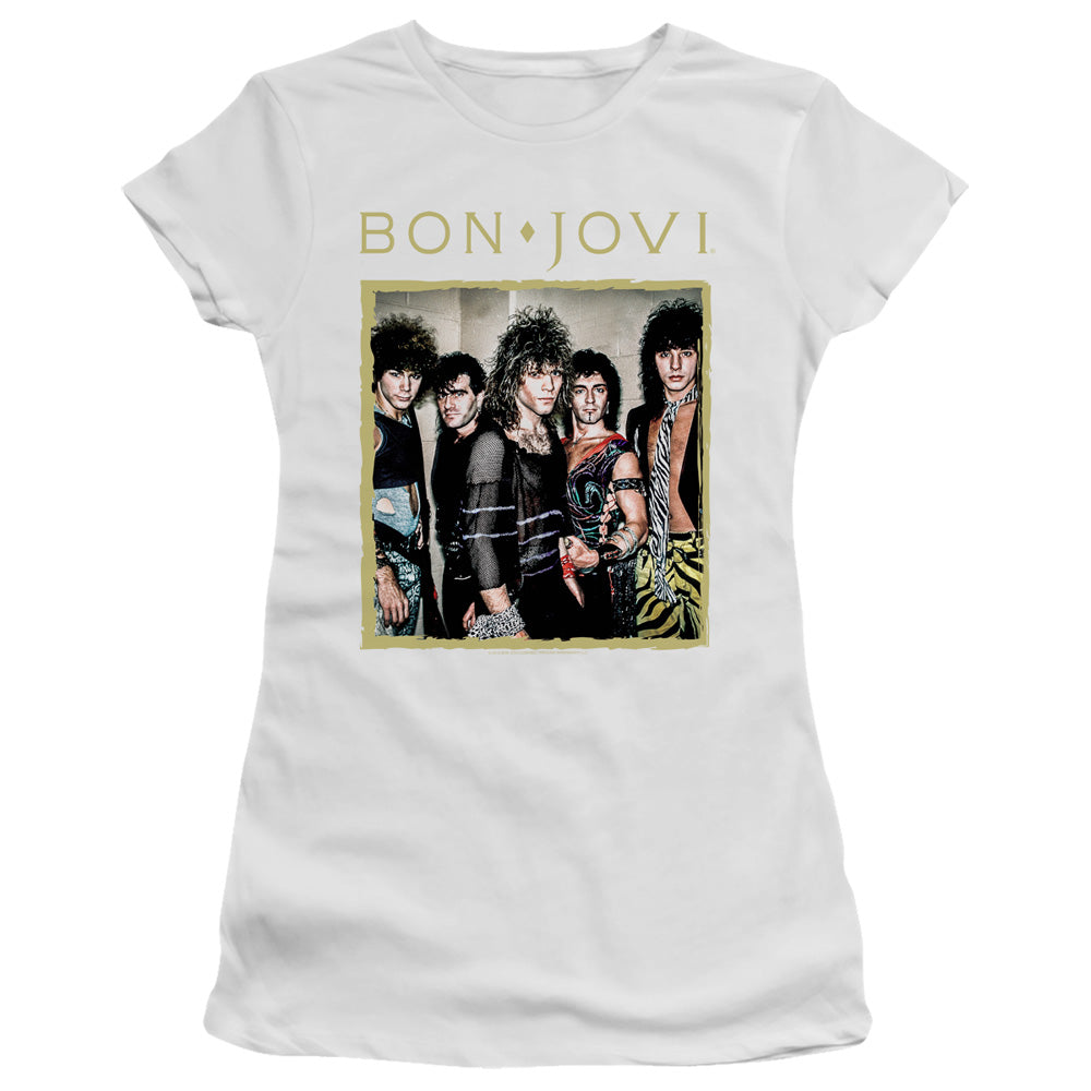 Bon Jovi Framed Licensed Women's T-Shirt Juniors LG-2X