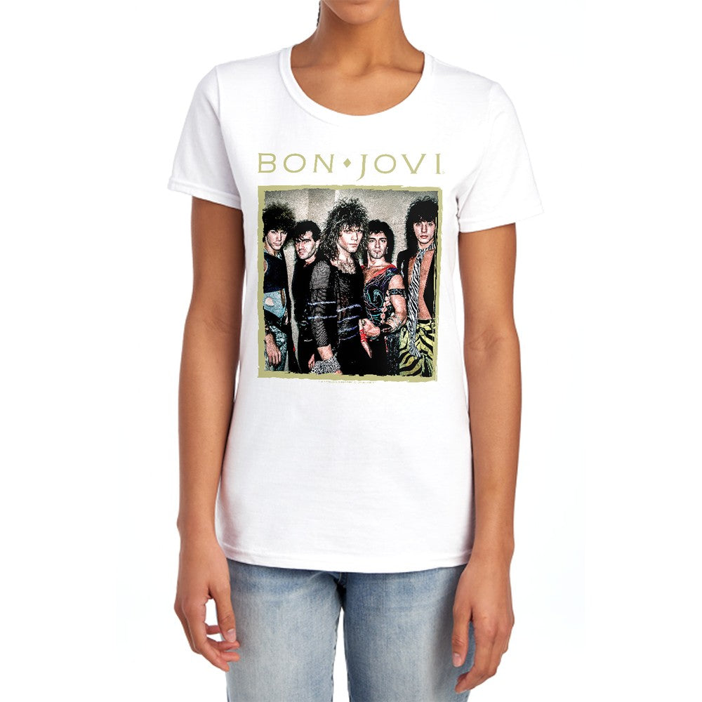 Bon Jovi Framed Licensed Women's T-Shirt Regular Fit SM-2X