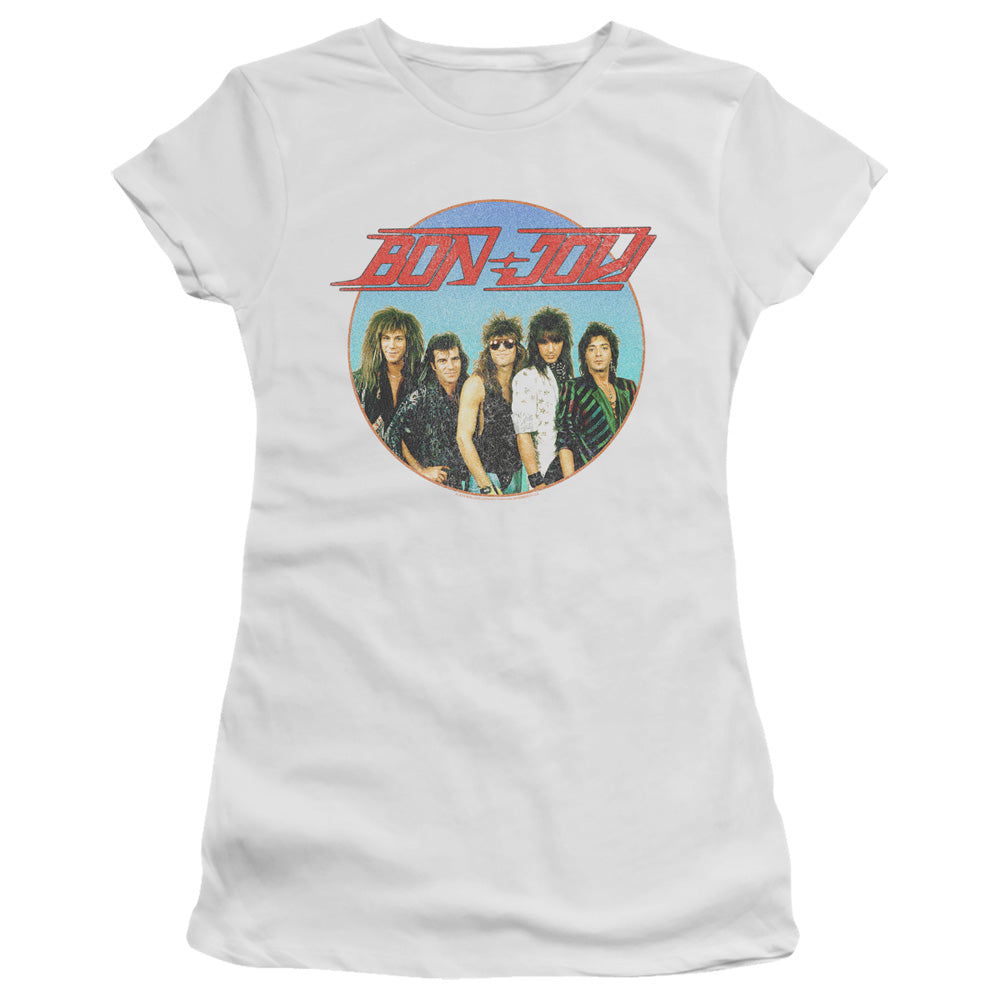 Bon Jovi Bon Sphere Licensed Women's T-Shirt Juniors LG-2X