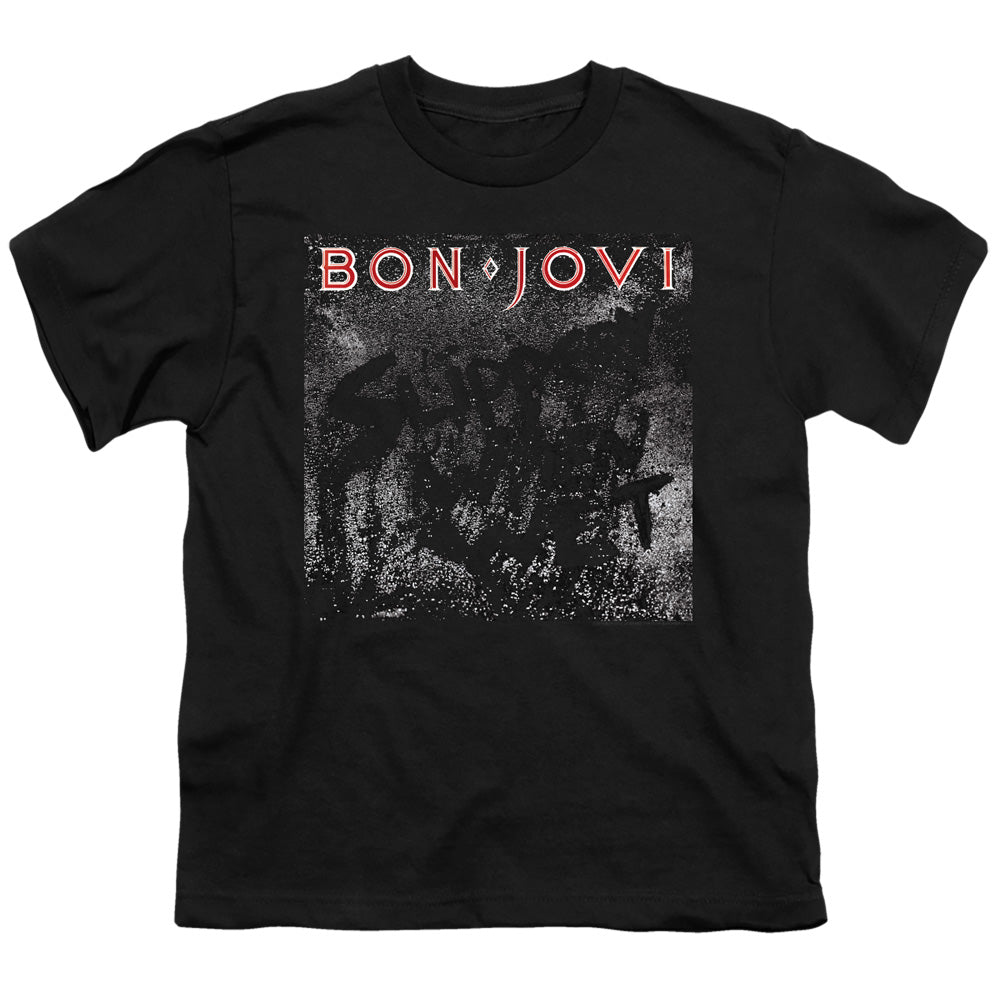 Bon Jovi Slippery Cover Licensed Kid's T-Shirt (Ages 4-7) XS-XL