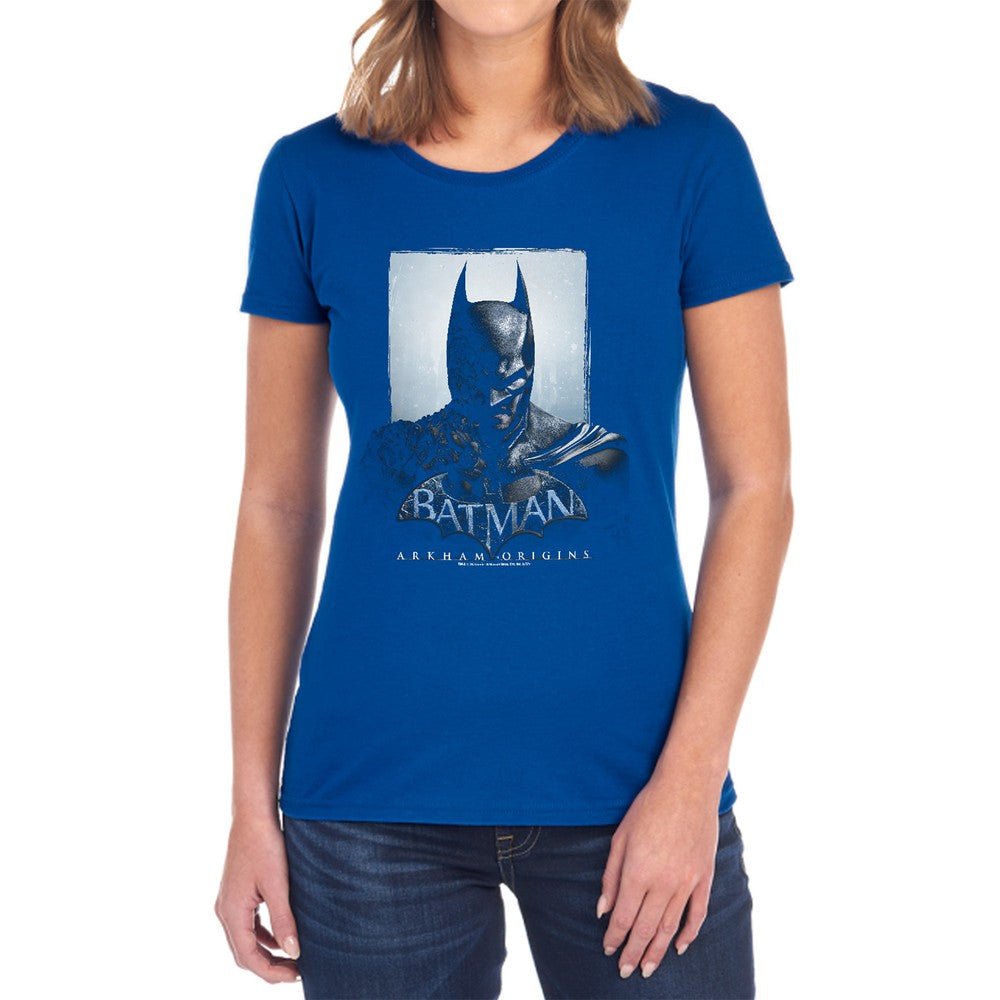Batman Arkham Origins Two Sides Licensed Women's T-Shirt Regular Fit SM-2X