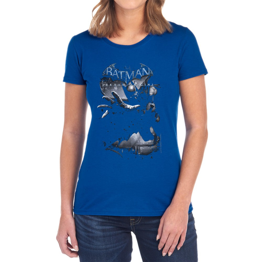 Batman Arkham Origins Out Of The Shadows Licensed Women's T-Shirt Regular Fit