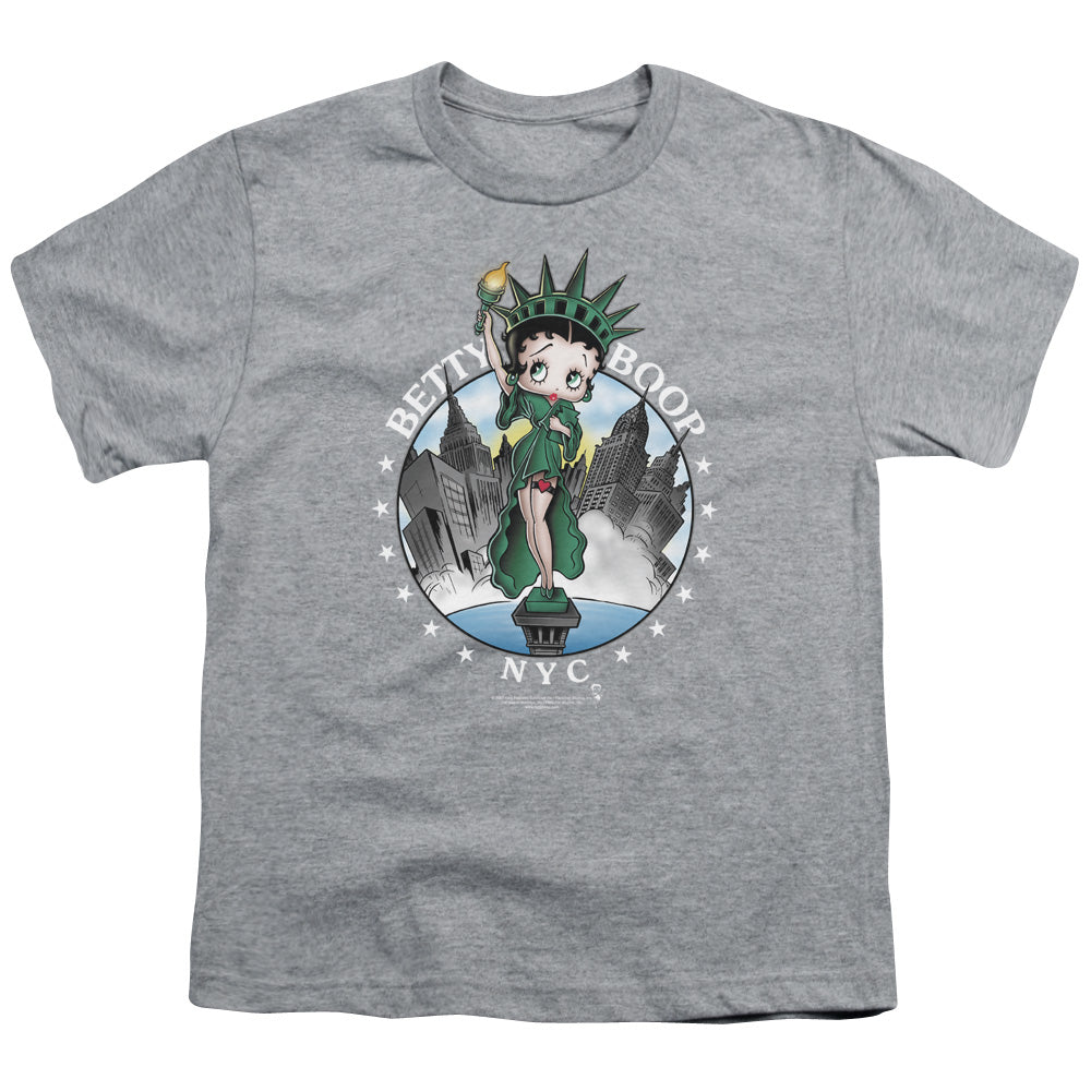 Betty Boop Nyc Licensed Kid's T-Shirt (Ages 4-7) XS-XL