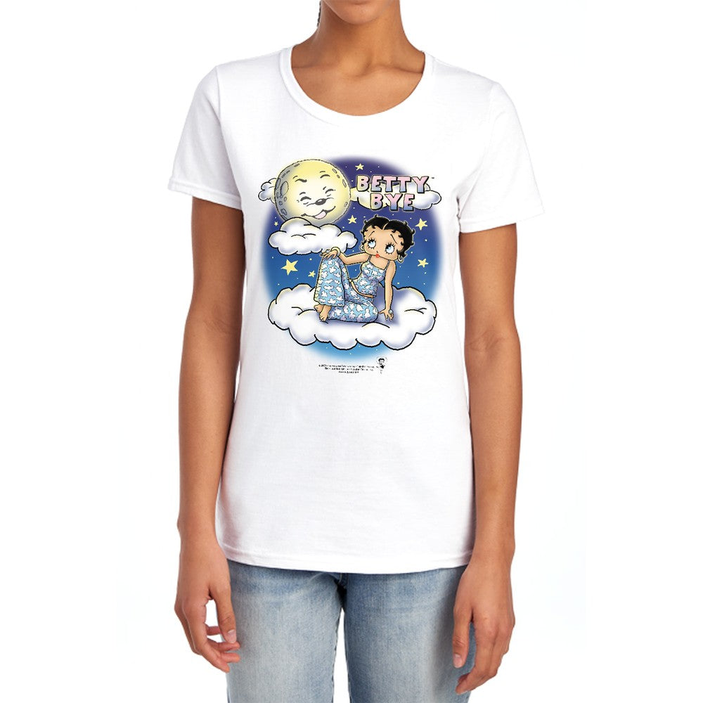 Betty Boop Betty Bye Licensed Women's T-Shirt Regular Fit LG-XL