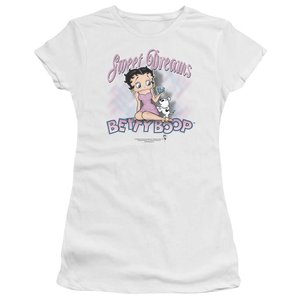 Betty Boop Sweet Dreams Licensed Women's T-Shirt Juniors LG
