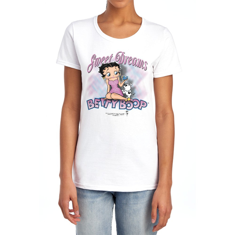 Betty Boop Sweet Dreams Licensed Women's T-Shirt Regular Fit MD-XL
