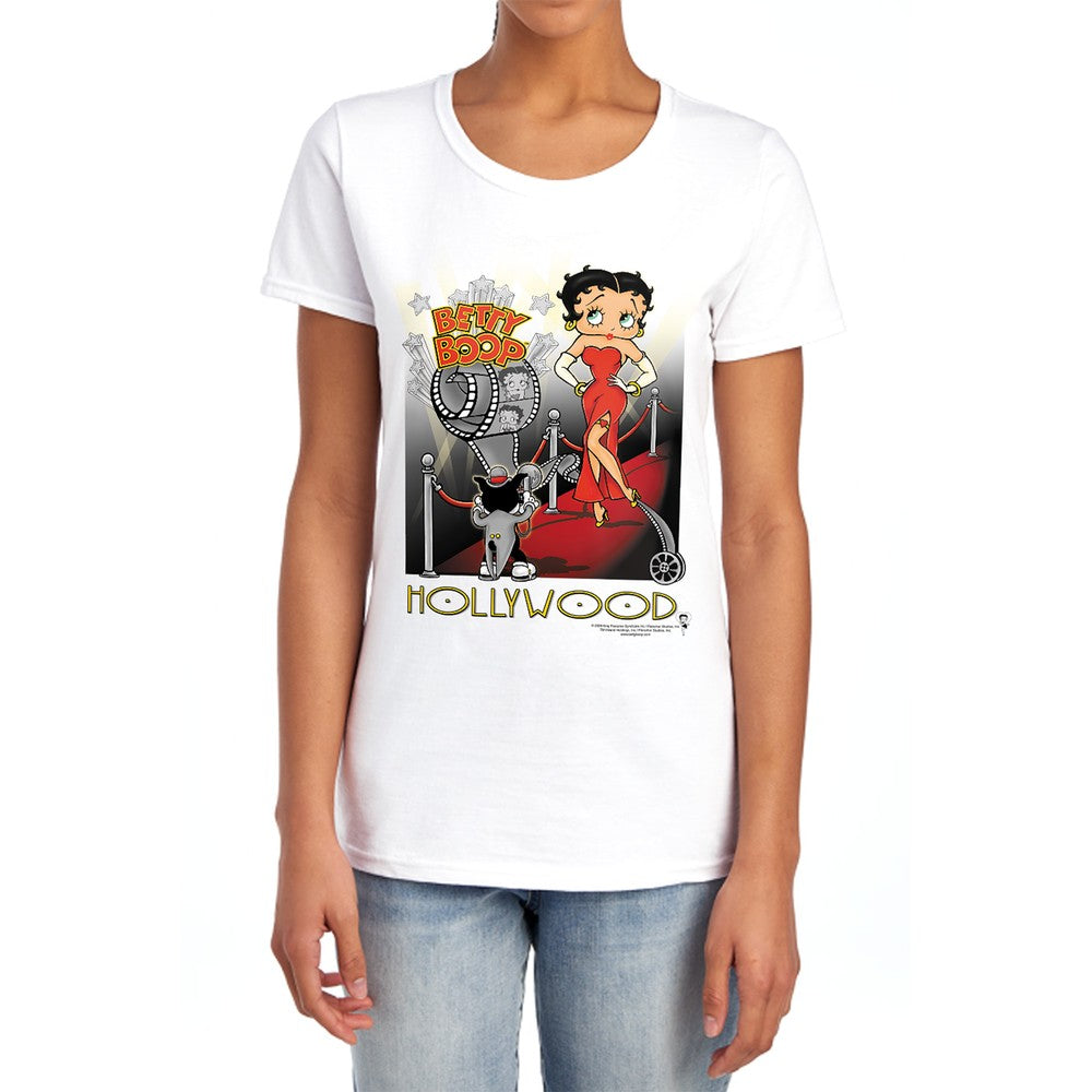Betty Boop Hollywood Licensed Women's T-Shirt Regular Fit LG-XL