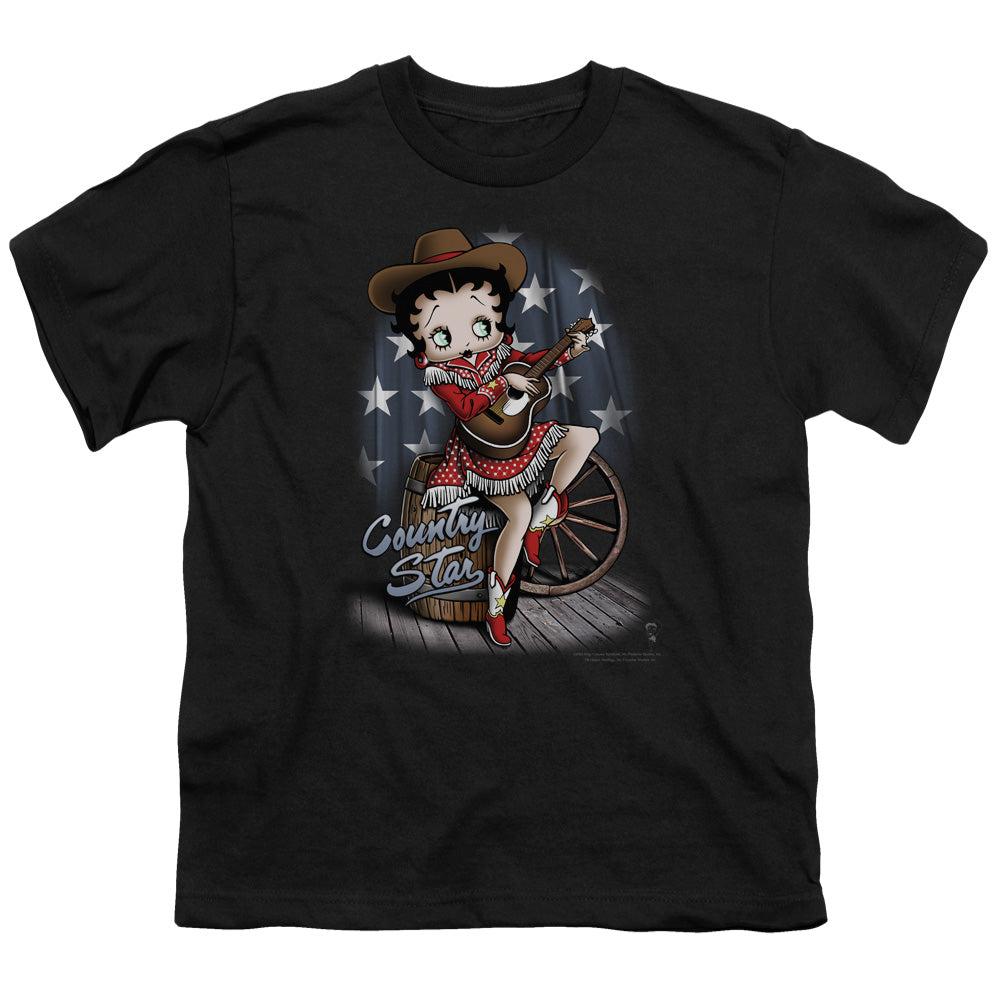Betty Boop Country Star Licensed Kid's T-Shirt (Ages 4-7) SM-XL