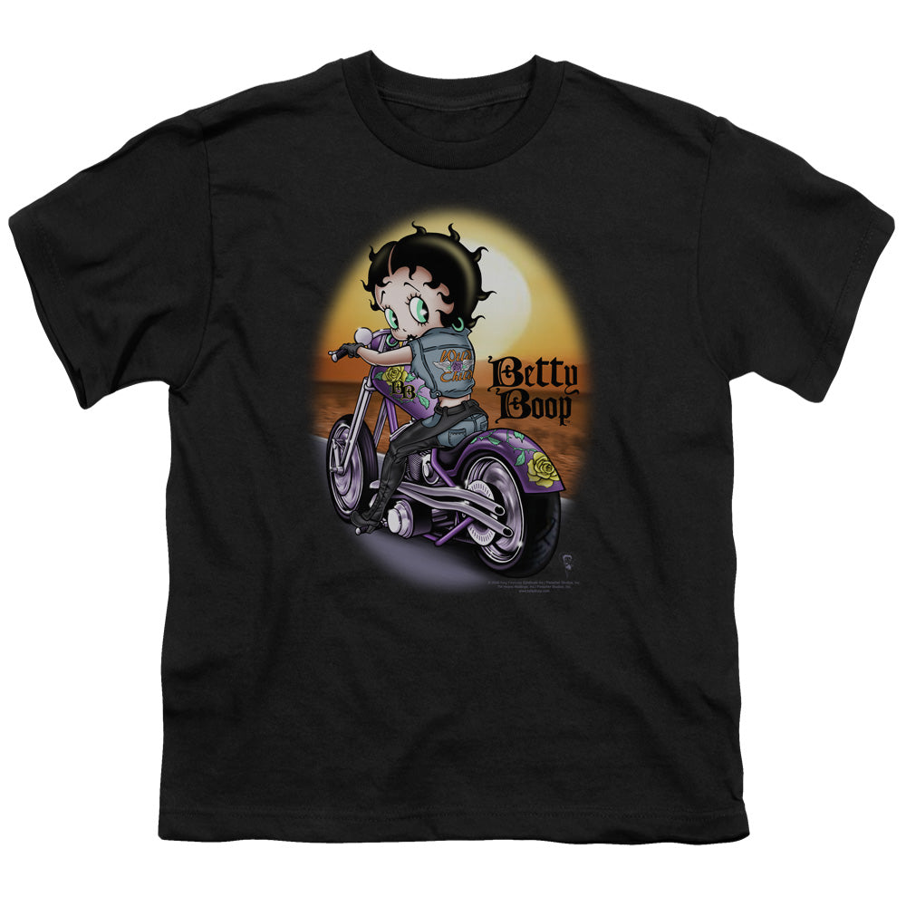 Betty Boop Wild Biker Licensed Kid's T-Shirt (Ages 4-7) SM-XL