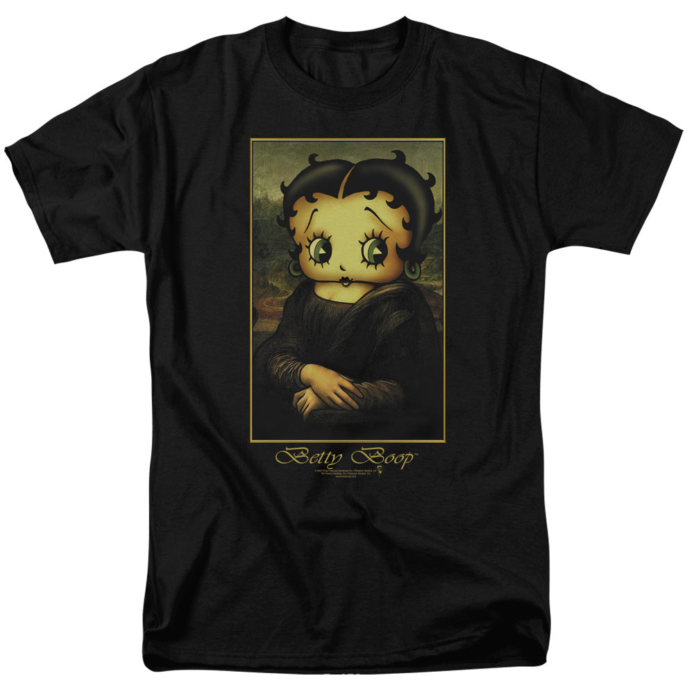 AN OFFCIALLY LICENSED BETTY BOOP BOOPALISA MEN'S REGULAR FIT T-SHIRT BLACK