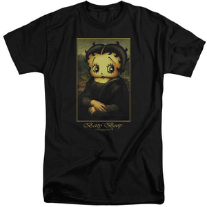 AN OFFCIALLY LICENSED BETTY BOOP BOOPALISA MEN'S TALL FIT T-SHIRT BLACK