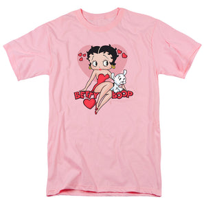 AN OFFCIALLY LICENSED BETTY BOOP SWEETHEART MEN'S REGULAR FIT T-SHIRT ATHLETIC HEATHER