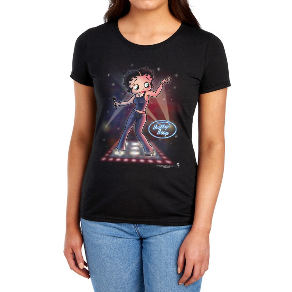 Betty Boop Pop Star Licensed Women's T-Shirt Regular Fit SM-2X