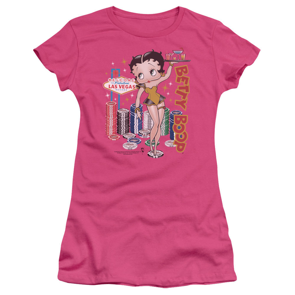 Betty Boop Wet Your Whistle Licensed Women's T-Shirt Juniors MD