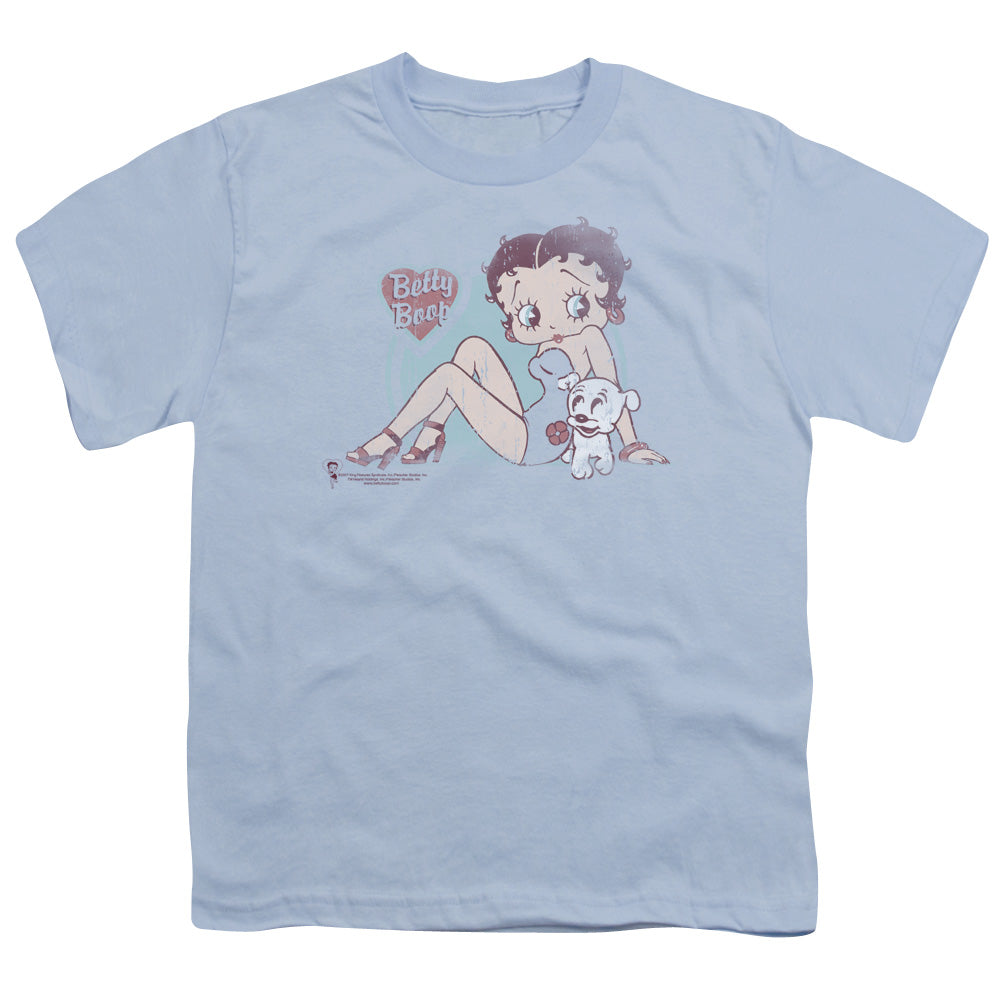 Betty Boop Vintage Pin Pup Licensed Kid's T-Shirt (Ages 4-7) SM-XL
