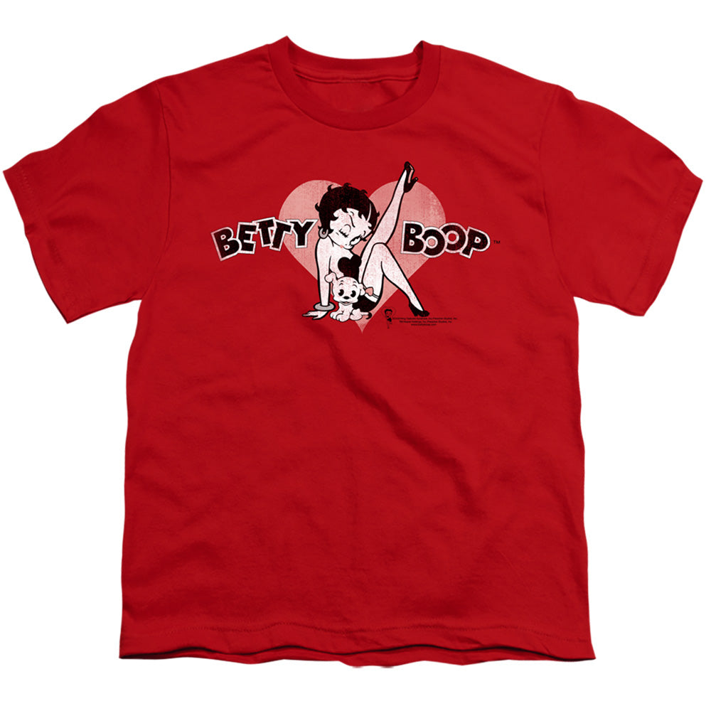 Betty Boop Vintage Cutie Pup Licensed Kid's T-Shirt (Ages 4-7) LG